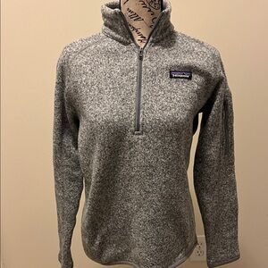 Patagonia Grey Quarter-Zip Pullover